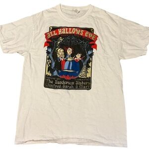 Hocus Pocus White All Hallows Eve graphic tee #goth #horror #Halloween 
Large